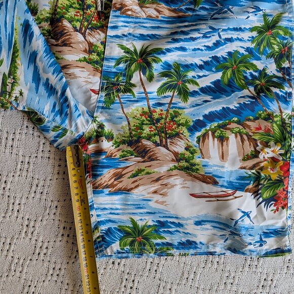 Polo Ralph Lauren Hawaiian Shorts Swim Size 38 Trunks Board Lined - Picture 6 of 7
